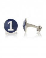 The Racer Blue/White-Silver Plated