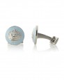 The Crown Light Blue-Silver Plated