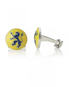 The Lion Yellow/Blue-Silver Plated