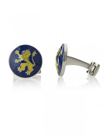 The Lion Blue/Yellow-Silver Plated