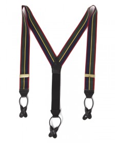 The Striped Brace in Red/Green/Yellow/Navy/Wine