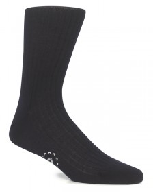 The "Burnham Thorpe" 100% Cashmere Calf-length Sock in Nelson Navy