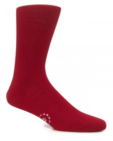 The "Hardy" 90% Merino Wool Full-Calf Sock in Ensign Red